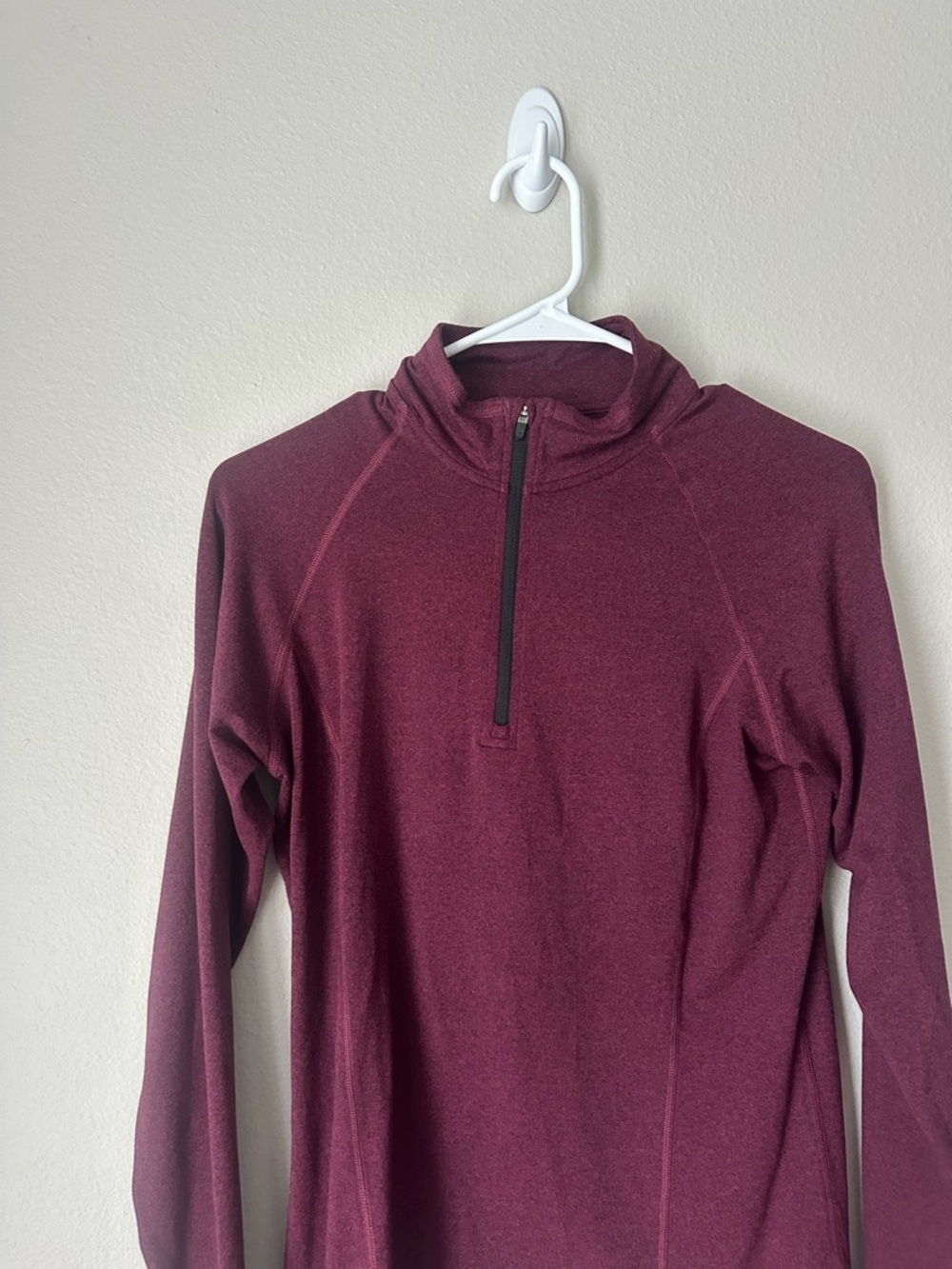 REI Quarter Zip Fleece Pullover - Maroon